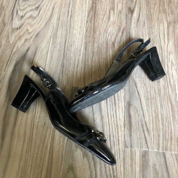 Etienne Aigner Jolene Leather Slingback Heel - Picture 8 of 8
